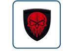 Skull design 15 Doming 3D stickers,Gel,Decal,Auto,Motor,Helm, Verzenden, Nieuw, Overige typen