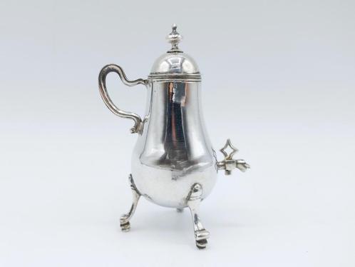Zilveren miniatuur kraantjeskan, F. van Strant II, Amsterdam, Antiek en Kunst, Antiek | Goud en Zilver, Zilver, Verzenden
