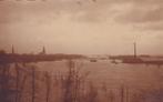 698R fotokaart Arnhem, panorama, hoog water, Ophalen of Verzenden, 1920 tot 1940, Ongelopen, Gelderland