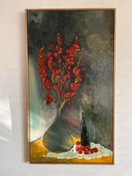 Stilleven schilderij olie op doek. Prachtig werk Langeweg, Antiek en Kunst, Ophalen of Verzenden