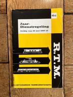 RTM Dienstregeling 1960, Verzamelen, Spoorwegen en Tramwegen, Ophalen of Verzenden, Gebruikt, Tram, Overige typen