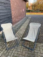 2x Tuinstoel / Loungestoel - Inklapbaar, Ophalen, Zo goed als nieuw, Metaal, Inklapbaar