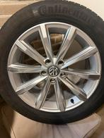 Originele vw passat b8 velgen met continental zomerbanden., Auto-onderdelen, Banden en Velgen, Ophalen, 215 mm, Banden en Velgen