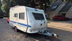 Hobby de luxe easy 400 kb met mover, Caravans en Kamperen, Dwars-stapelbed, Hobby, Treinzit, Particulier