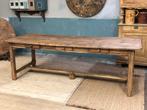 Authentieke houten tafel met lades, Ophalen