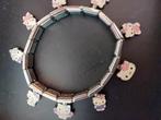 Originele Nomination armband met Hello Kitty links., Sieraden, Tassen en Uiterlijk, Ophalen of Verzenden, Zo goed als nieuw, Zilver
