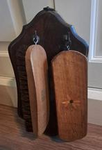 Vintage schoenpoetsset van houten borstels, Antiek en Kunst, Ophalen of Verzenden
