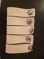 Kast leren handvatten - set van 5, Muziek en Instrumenten, Ophalen of Verzenden, Gebruikt, Overige instrumenten