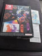 Nintendo Switch OLED Pokémon Scarlet & Violet Editie, Spelcomputers en Games, 1 speler, Ophalen of Verzenden, Zo goed als nieuw