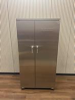 Nette RVS Amerikaanse Boretti Koelkast 91 cm, 200 liter of meer, Fornello Esperta, Met aparte vriezer, Zo goed als nieuw