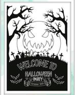 clear stamps Halloween NIEUW, Hobby en Vrije tijd, Stempelen, Ophalen of Verzenden, Nieuw, Clearstamp
