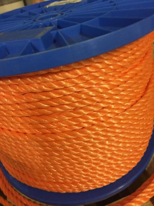 TOUW POLYPROP 8mm haspels ca/75mtr OPRUIMING, Watersport en Boten, Accessoires en Onderhoud, Nieuw, Lijn of Blok, Ophalen
