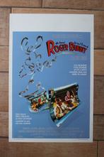 filmaffiche Who Framed Roger Rabbit 1988 filmposter, Rechthoekig Staand, Ophalen of Verzenden, Zo goed als nieuw, A1 t/m A3