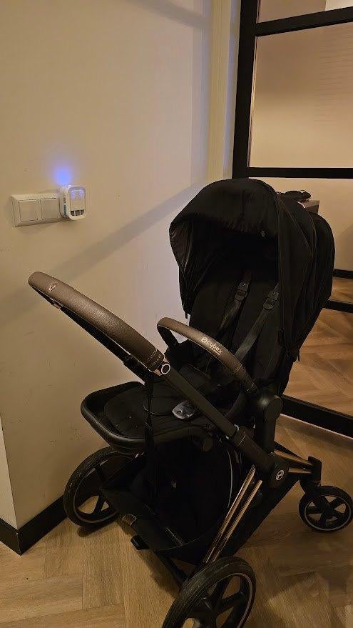 Cybex Priam 4 Kinderwagen 2-in-1 - Rosegold - Sepia Black, Zo goed als nieuw, Combiwagen, Verstelbare duwstang, Ophalen