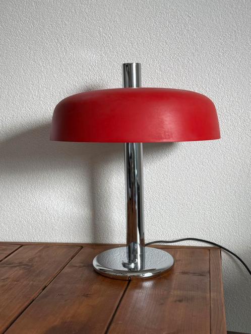 Vintage lamp Hillebrand, Huis en Inrichting, Lampen | Lampenkappen, Zo goed als nieuw, Rond, Ophalen of Verzenden