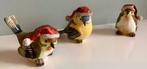 3 kerstvogels 8 cm hoog geschikt voor buiten en binnen, Ophalen of Verzenden, Zo goed als nieuw