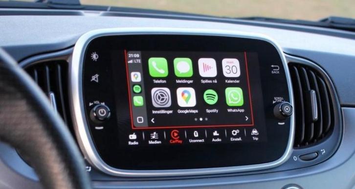 Abarth 595/695 orginele CarPlay radio, Auto diversen, Autoradio's, Zo goed als nieuw, Ophalen of Verzenden