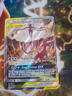 nm espeon & deoxzy gx promo, Hobby en Vrije tijd, Verzamelkaartspellen | Pokémon, Ophalen of Verzenden, Zo goed als nieuw, Losse kaart