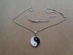 zilveren ketting met yin en yang hanger [446], Zo goed als nieuw, Zilver, Zilver, Met hanger