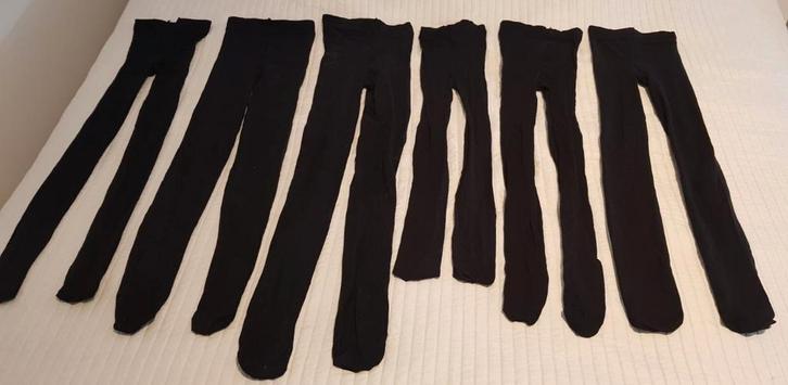 6 x maillots panty zwart maat s m dames pantys 20 30 40 den, Kleding | Dames, Leggings, Maillots en Panty's, Zo goed als nieuw