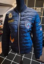 Blauwe bomberjack, Kleding | Dames, Jassen | Winter, Ophalen of Verzenden, Zo goed als nieuw, Blauw