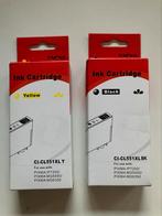 Nieuwe inktcartridges CI-CL551XL BL en Y voor Canon Pixma, Ophalen of Verzenden, Nieuw, Cartridge, 123Inkt.nl