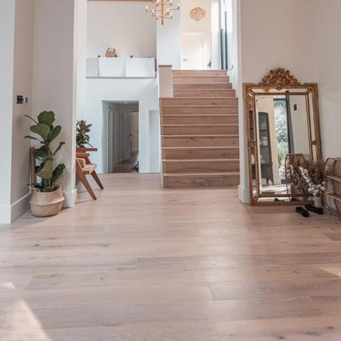 EIKEN VLOERDELEN MULTIVLOER GEOLIED 190MM BREED, Huis en Inrichting, Stoffering | Vloerbedekking, Nieuw, 75 m² of meer, Ophalen of Verzenden