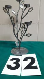 kandelaar [32 ], metaal blaadjes xenia, Huis en Inrichting, Ophalen of Verzenden, 'T Olde Gre-j, Info@toldegrej.nl, Endepoelstraat 20f Didam