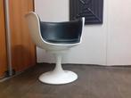 space age design draaistoel kuipstoel wit retro jaren 70, Gebruikt, Wit, Metaal, ?