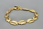 18 Krt. Goud op zilver design schakel armband. 2025/863., ., Nieuw, Ophalen of Verzenden, .