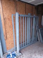 enkele spijlen poort, Ophalen, Zo goed als nieuw, IJzer