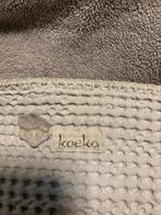 Koeka ledikant deken / wafelstof+teddy / lichtgrijs, Kinderen en Baby's, Dekens, Slaapzakjes en Inbakerproducten, Ophalen of Verzenden