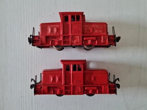 2 Fleischmann H0 diesellocs 1306, Hobby en Vrije tijd, Modeltreinen | H0, Gebruikt, Locomotief, Gelijkstroom, Fleischmann, Ophalen of Verzenden