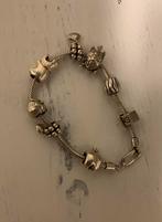 Zilveren sterling 925 armband met bedels., Ophalen of Verzenden, Zo goed als nieuw, Met bedels of kralen, Zilver