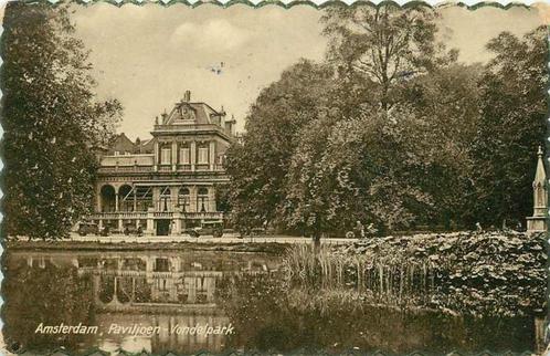(377-486-001) Amsterdam Paviljoen Vondelpark, Verzamelen, Ansichtkaarten | Nederland, Noord-Holland, Verzenden