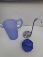 Tuperware melk opschuimer Blauw  500 ML, Ophalen of Verzenden, Zo goed als nieuw, Blauw, Overige typen