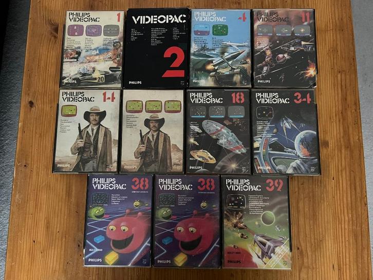Philips Videopac G7000 Games, Spelcomputers en Games, Games | Overige, Gebruikt, 1 speler, Vanaf 3 jaar, Ophalen of Verzenden