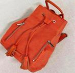 Modalu Lulu Backpack - Vintage oranje rugtas rugzak dames, Oranje, Ophalen of Verzenden, Zo goed als nieuw, H