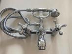 Badkraan + handdouche Chrome zgan incl slang classic, Verzenden, Zo goed als nieuw, Bad