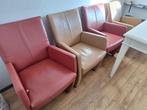 Eetkamerstoelen, Huis en Inrichting, Stoelen, Ophalen, Gebruikt, Overige kleuren, Leer