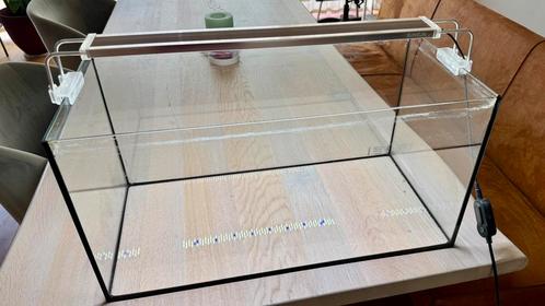 Compleet aquarium 54L met LED, filter & verwarming, Dieren en Toebehoren, Vissen | Aquaria en Toebehoren, Zo goed als nieuw, Leeg aquarium