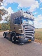 Scania R580 V8 - analoge tacho - handgeschakeld - 6x2, Achterwielaandrijving, Zwart, Scania, Leder