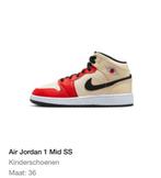 Air Jordan 1 Mid SS maat 36, Schoenen, Nike Jordan, Jongen of Meisje, Gebruikt