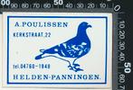 Sticker: Poulissen - Helden - Panningen (2), Verzenden, Zo goed als nieuw, Bedrijf of Vereniging