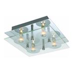 Plafondlamp 20x20, 10W, spiegel, Huis en Inrichting, Ophalen of Verzenden, Zo goed als nieuw, Glas
