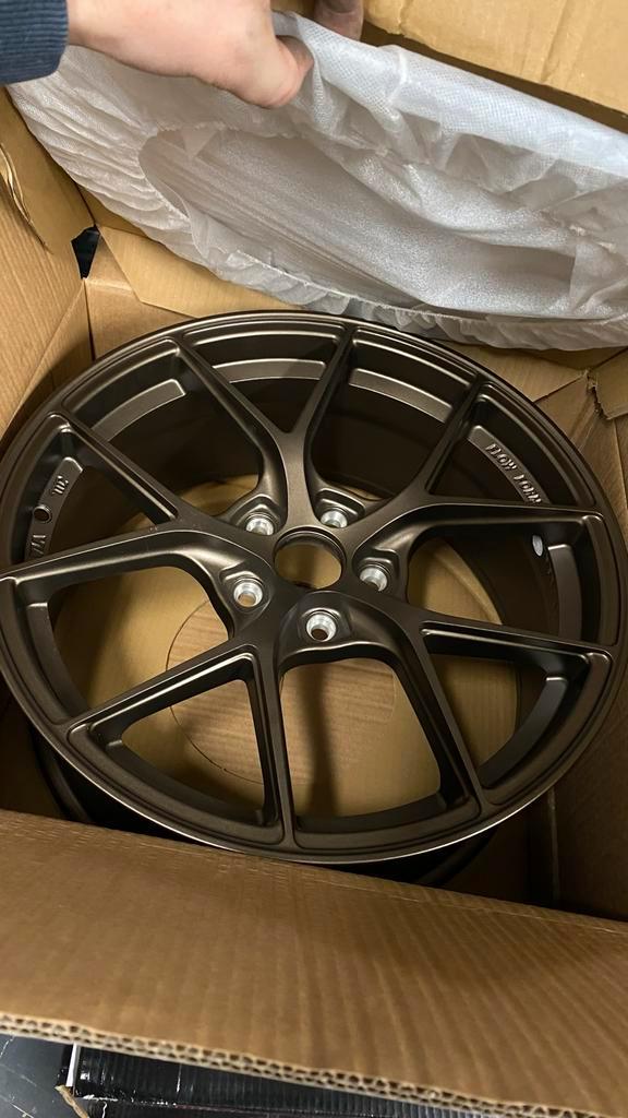 Matt Bronze JR SL01 18" Velgen zgan GoodYear Eagle F1, Auto-onderdelen, Remmen en Aandrijving, Audi, BMW, Mercedes-Benz, Mini