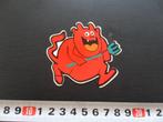 sticker strip duivel duiveltje met vork, Ophalen, Zo goed als nieuw, Bedrijf of Vereniging