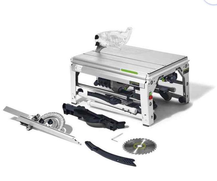 Festool CS 70 EBG + CS 70 LA + CS 70 VL Zaagtafelset, Doe-het-zelf en Verbouw, Gereedschap | Zaagmachines, Zo goed als nieuw, 1200 watt of meer