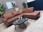 ZGAN Moderne Cognac Hoekbank - 260 x 215