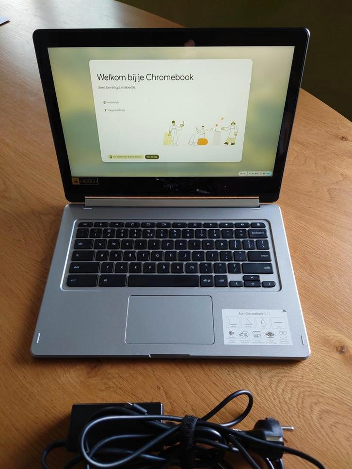 Acer Chromebook R13, Computers en Software, Chromebooks, Gebruikt, 13 inch, Qwerty, Touchscreen, Ophalen